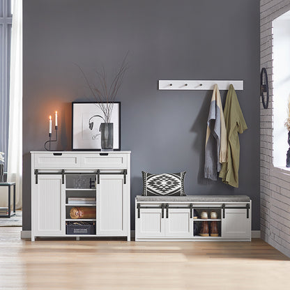 SoBuy | Küchenschrank | Sideboard | Flurschrank | Kommode | FSB74-W