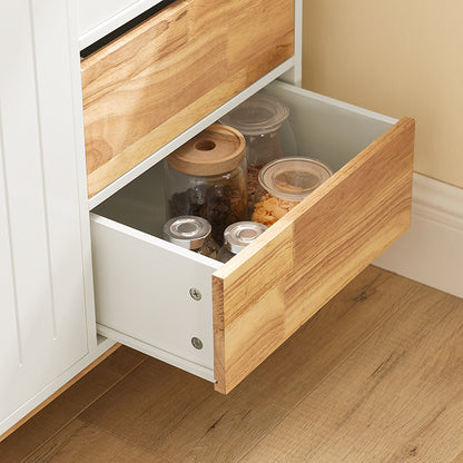 SoBuy | Küchenschrank | Sideboard | Flurschrank | Kommode | TV-Schrank | FSB75-WN