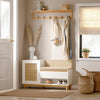 Sobuy | Cloakroom Bench | Sedadlo | Rostlinná lavice | Lavička bot | Schuhregal | FSR128-W