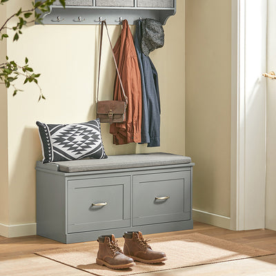 SoBuy | Garderobenbank | Sitzbank | Schuhregal | Schuhbank | FSR131-HG