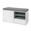 Sobuy | Cloakroom Bench | Sedadlo s úložným prostorem Boty Bench White | FSR37-W