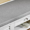 Sobuy | Cloakroom Bench | Sedadlo | Boty Bench White | FSR83-W