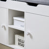 Sobuy | Cloakroom Bench | Sázka lavice | Boty Bench White | FSR96-W
