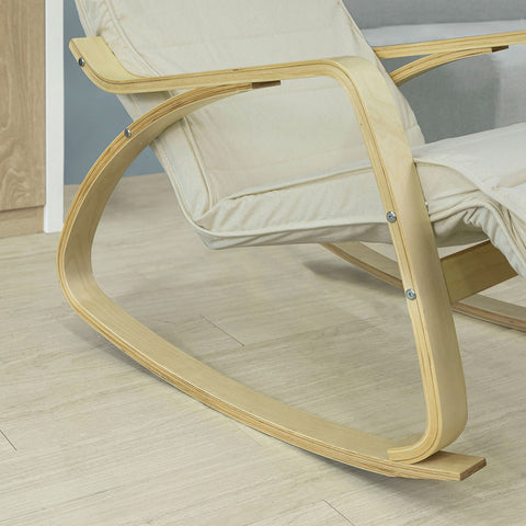 Sobuy | Swing Chair | Stále židle | Swing křeslo bílé | FST16-W
