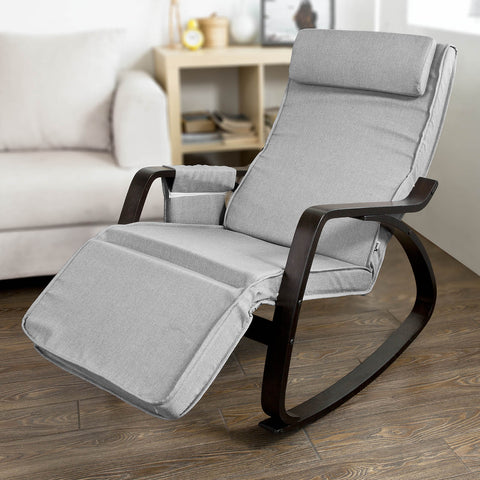 Sobuy | Swing Chair | Swing křeslo | Stále židle šedá | FST20 Hg