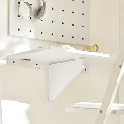 SoBuy | Wandklapptisch Küche | Klapptisch Wand | Wandtisch Weiß | FWT03-W