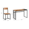 SoBuy | Schreibtisch mit Stuhl | Computertisch | Arbeitstisch | Büromöbel | FWT60-N