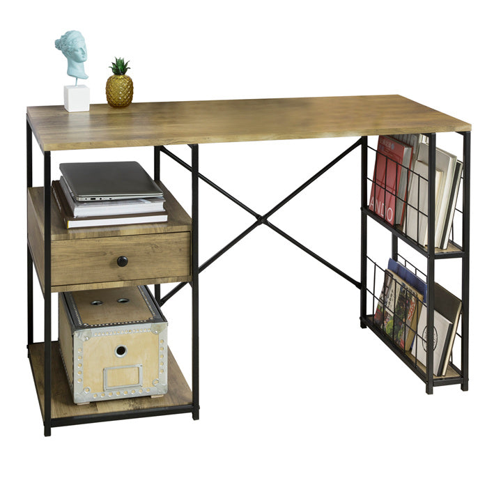 SoBuy | Schreibtisch | Bürotisch | Arbeitstisch | Industrie-Design | FWT61-N