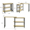 Sobuy | Boční stůl ve tvaru L | Konferenční stolek | Průmyslový design rohového stolu | FWT83-N