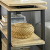 Sobuy | Boční stůl ve tvaru L | Konferenční stolek | Průmyslový design rohového stolu | FWT83-N
