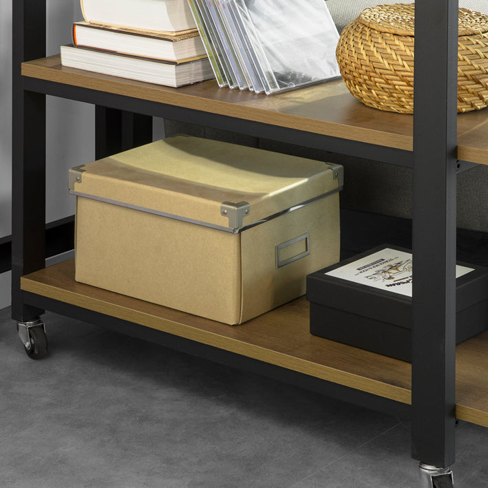 Vorverkauf | SoBuy | L-förmiger Beistelltisch | Couchtisch | Eckschreibtisch Industrie-Design | FWT83-PF