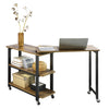 Sobuy | Boční stůl ve tvaru L | Konferenční stolek | Průmyslový design rohového stolu | FWT83-PF