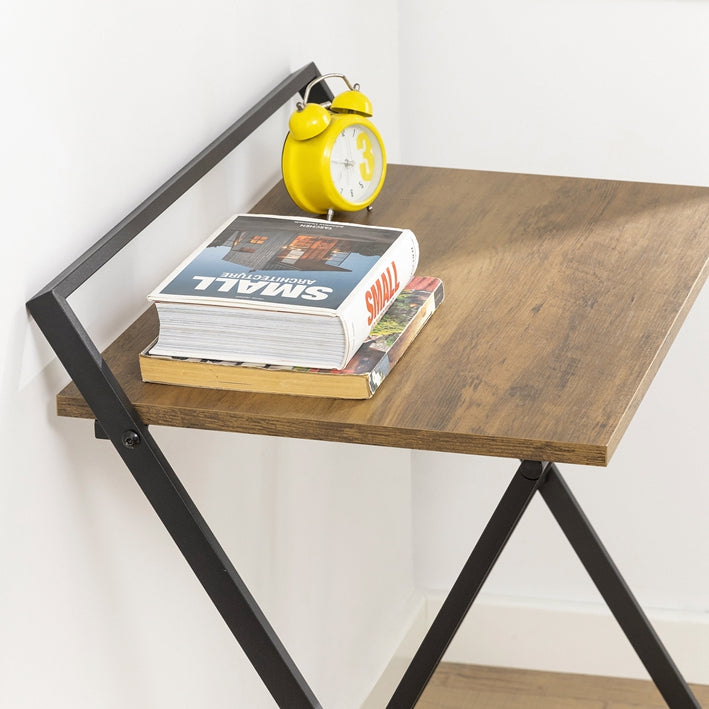 SoBuy | Schreibtisch klappbar | Computertisch Arbeitstisch | Industrie-Design | FWT88-F