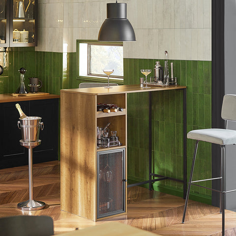 Sobuy | Bartisch | Stojící stůl | Kuchyňský stůl | Jídelní stůl průmyslový design | FWT97-PF