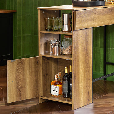 SoBuy | Bartisch | Stehtisch | Küchentisch | Esstisch Industrie-Design | FWT98-PF