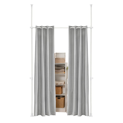 SoBuy | Teleskopvorhang | Sonnenschutz | verstellbares Verdunkelungsvorhang | KLS12-HG