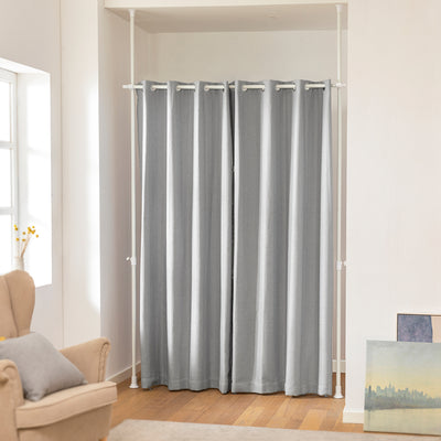 SoBuy | Teleskopvorhang | Sonnenschutz | verstellbares Verdunkelungsvorhang | KLS12-HG