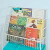SoBuy | Kinderbücherregal | Spielzeugaufbewahrungregal | Weiß/Blau | KMB07-B