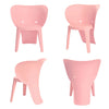 SoBuy | Kinderstuhl mit Lehne | Stühlchen | Sitzhöhe 32cm | Elefant Pink | KMB12-Px2