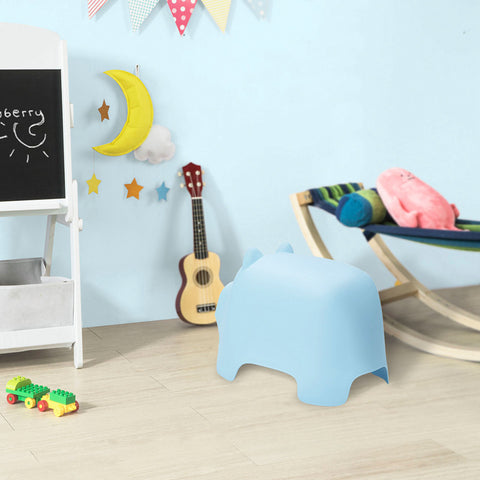 Sobuy | Dětská stolička | Zvířecí stolička | Design prasat | Modrá | KMB14-B