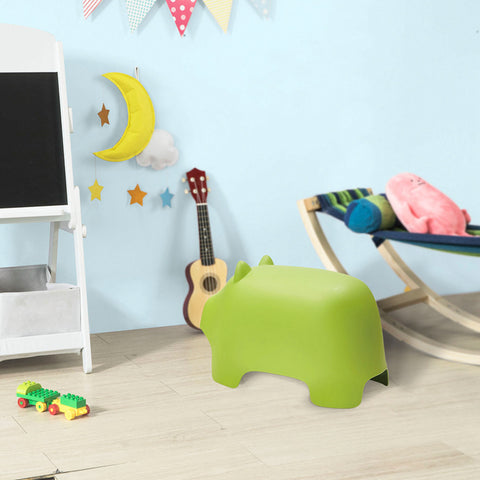 Sobuy | Dětská stolička | Zvířecí stolička | Design prasat | Zelená | KMB14-GR