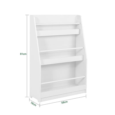 SoBuy | Kinderregal | Wandregal | Aufbewahrungsregal für Kinder | KMB45-W