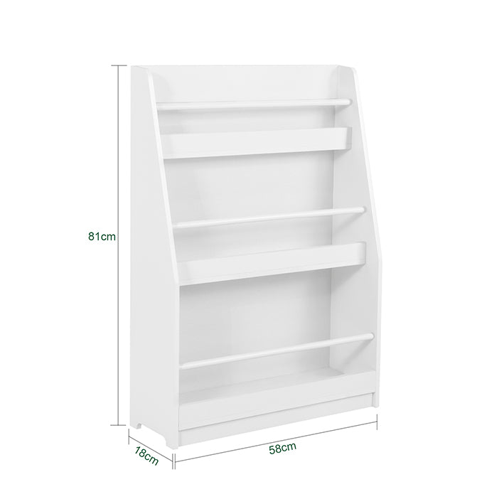 SoBuy | Kinderregal | Wandregal | Aufbewahrungsregal für Kinder | KMB45-W