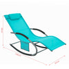 Sobuy | Zahrada Lounger | Sun Lounger s taškou | Lounge židle tyrkysová | OGS28-HB
