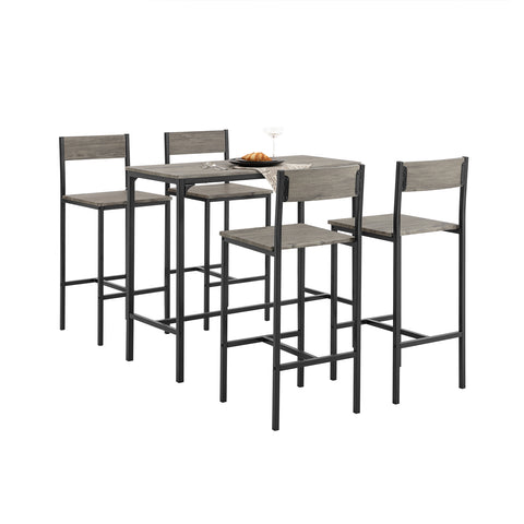 Sobuy | Bart stůl se 4 stoličkami | Bartisch set | 5 dílů | OGT14