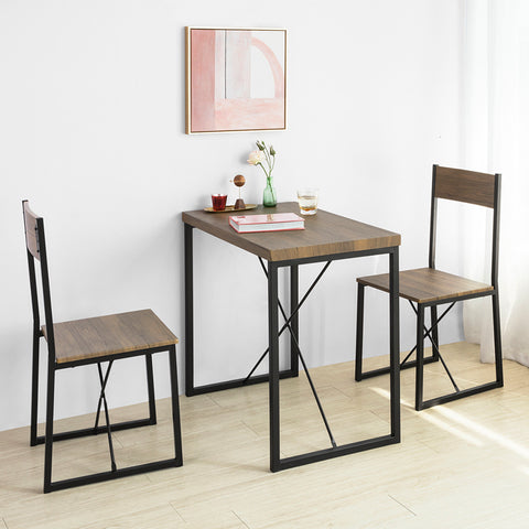 Sobuy | Jídelní stůl se 2 židlemi Essgruppe | Kuchyňský stůl | OGT19-N