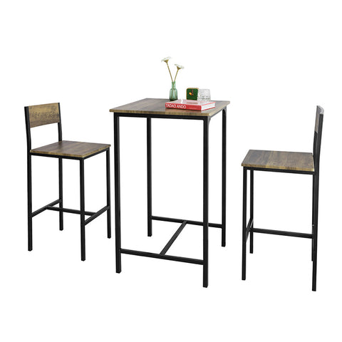 Sobuy | Bart stůl s 2 barové stoličky | Bartisch set | 3-díl | OGT27-N